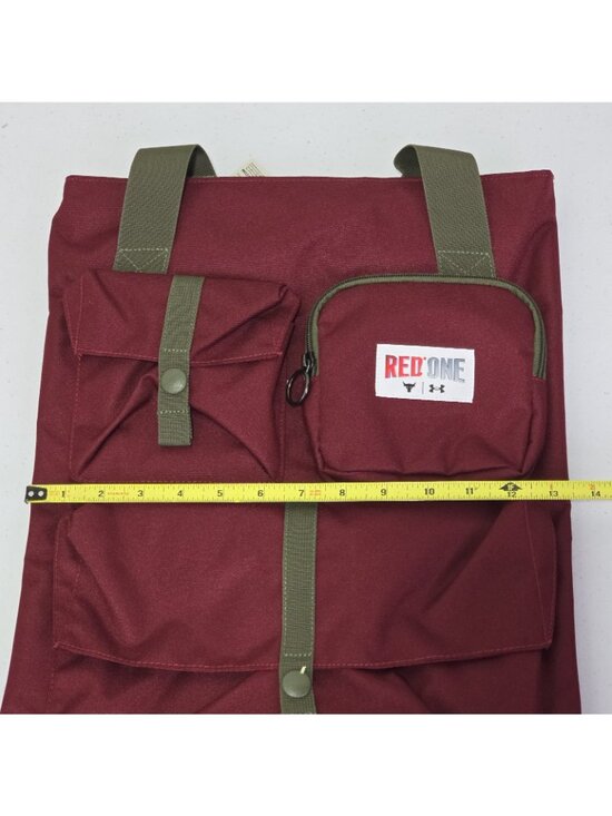 Under Armour Project Rock One Gym Lightweight Sack  / Burgundy Color main image 7